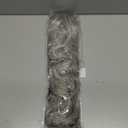 Flufymooz Ponytail Extension, 22 Inch, Curly, Grey/Silver/White Mixed, Synthetic, Heat Resistant, for Women