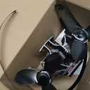 Wood Stove Fan Heat Powered, Strong Magnetic Fireplace Fan,Ultra Quiet & High Speed & Non Electric Auto Thermal Fireplace Fans Heat Powered with Thermometer, Wire Rope, Dual Blade