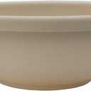 The HC Companies Shallow Planter with Drainage - Contemporary Garden Bowl Planter for Flowers, Herbs & More - Round Succulent Planter Pot for Indoors and Outdoors (20" Cottage Stone, Pack of 1)