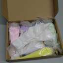 BoFUN Whipped Cream Glue Clay DIY Making Art Craft Kit with Piping Tip for Handmade Phone Case Mirror Jewelry Accessories Homemade Decoration (White/Light Purple)