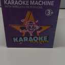 Kinglucky Mini Karaoke Machine for Kids, Top Birthday Gift Pick for Girls Ages 3, 4, 5, 6, 7, 8, 9, 10, 11, 12 Years Old, Kids' Personal Video Players Accessories with 2 Mics Valentines Day Gifts Pink