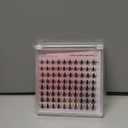 Lash Clusters Manga Eyelash Clusters Spiky Cluster Eyelash Extensions 80Pcs C Curl Individual Lashes Volume Anime Lash Clusters with Thin Band Cosplay Lashes DIY at Home (Cutey)