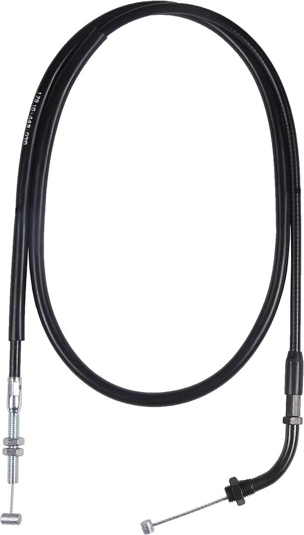 MOTOMASTER Motorcycle Throttle Cable A (Open) Compatible with Honda CX 500 C (1980-1981)/ 17910-449-010