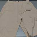 heipeiwa Women's Linen Casual High Waist Wide Leg Straight Dress Cotton Linen Pants Button Trousers M