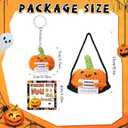 Thanksgiving Gifts Adopt Crochet Pumpkin Knitting Doll with Gift Box Positive Card for Christmas Fall Halloween
