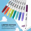 Sharpie S-Note Creative Highlighters, Toy Story 5 Packaging, Chisel Tip, Assorted, 24 Count