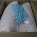 Cooling Side Sleeper Pillow for Neck and Shoulder Pain, Luxury Shredded Memory Foam Pillows for Sleeping, Firm Bed Pillows Queen Size Set of 2- Adjustable Queen Size- Washable Cover Original White