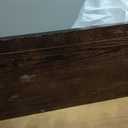 LUCKIIA Coffee Table Small Solid Wood Center Table Mid Century Vintage Living Room Coffee Table, Walnut 47.24 Inch