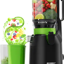 Ecoself Cold Press Juicer,Ecoself Juicer Machines, 5.3“ Extra Large Feed Chute
