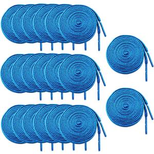 Luckkyme 20Pack Replacement Drawstrings Drawcords for Pants Sweatpants Hoodies Scrubs Jackets Shorts 47" Long (Light Blue)