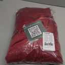 StangH Red Velvet Curtains Christmas Home Decor Back Tab Privacy Theater Curtains Room Darkening Thermal Insulated Drapes for Sliding Door Patio, W62 x L84 inches, 1 Panel