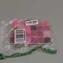 XSEINO About 1200PCS 6mm Glass Beads Bracelet Making Kit,24 Assorted Red and Pink Series Colorful Crystal Beads for Bracelet and Jewelry Making and DIY Crafts,Friendship Bracelets