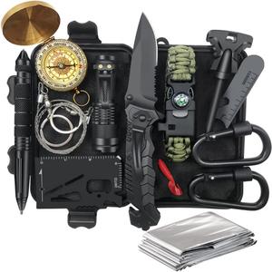 Gifts for Men Dad Husband - Fathers Day, Anniversary Birthday Gifts Idea for Him Boyfriend Man- Survival Kit 14 in 1, Survival Gear and Equipment, Fishing Hunting Camping Accessories, Cool Gadgets