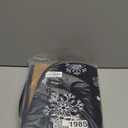 White Snowflakes Black Pee Pads for Dogs, 3-Pack Washable Puppy Pads Reusable Dog Pee Pad Non-Slip Training Pads for Potty, Crate, Bed, 20x24in