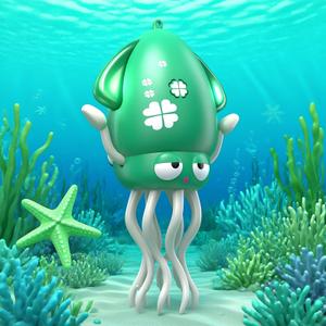 Pbooo Dancing Octopus Toy, Crawling Toy with LED Lights & Music
