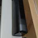 EZ-CHILL 36 Tower Fan with Remote Control for Home, 60 Degree Oscillation, 3 Speeds, 12H Timer, Carry Handle, Black