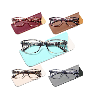 Reading Glasses Blue Light Blocking, Computer Glasses for Women Men, Fashion Square Eyeglasses 5 Pairs +2.75