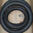 Rear 161.75/2.125 & Front 121.75/2.125/2.25 Tires and Inner Tube Fit for Bob Stroller Revolution Graco 3-Wheeler Gear Jogging Troller Models - Single and Double Stroller Tires Replacement