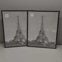 upsimples 16x20 Picture Frame Black 3 Pack, Scratch-Proof Poster Frames 16 x 20 for Photo Gallery - Slide-In Strips, Horizontal or Vertical Wall Mounting