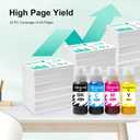 Compatible Sublimation Ink for Ecotank 2800 ET2720 ET2750 ET2760 ET2800 ET-2803 ET-2850 ET-3850 ET-3830 ET4700 ET-4760 ET-4800 WF2750 ET15000 Ink Refill Bottles Sublimation(4 Pack)