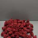 Floroom Artificial Flowers 25pcs Real Looking Burgundy Foam Fake Roses with Stems for DIY Wedding Bouquets Red Bridal Shower Centerpieces Party Decorations