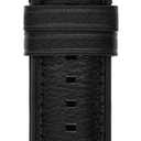 Fossil Watch Band for Apple Watch, Band for 42/44/45/49mm Apple Watch - Straps for Apple Watch Series 8/7/6/5/4/3/2/1/SE (Black Leather)