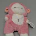 Teddy Bear Plush Figure Toys, Teddy Bears Stuffed Animals with Movable Legs Hoodie, 13'' Kawaii Emotional Support Plush Toys with Pink Lamb Clothes Soft Stuffed Bear Gift for Kids Toddlers Girls