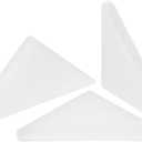 uxcell 20Pcs Plastic Corner Protectors 3x50mm Right Angle Shape Glass Corner Guards Cushion for Corner Protection of Glass, Mirror, Tile, White