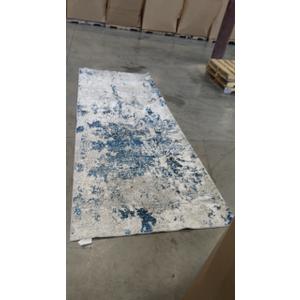 Abstract Living Room Area Rug, 9x12 Large Soft Washable Rug Non-Slip Non-Shedding Low-Pile Indoor Floor Accent Carpet for Bedroom Dining Room Nursery Home Office (Grey Blue,9'x12')