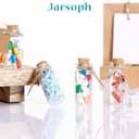 Jarsoph Mini Glass Bottles 24pc - 10ml Small Glass Jars with Cork Stoppers - Decorative Bottles for Spell Jars, Potion Bottles, Message in a Bottle, DIY Crafts, Party Favors, Weddings