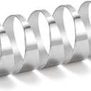 304 Stainless Steel Pie Cuts, 1.75'' Polished Exhaust Cutout Laser Cut and Deburred for Custom Exhaust System 5 Pcs