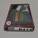 Kicko Domino Set  28 Pieces Double Six Classic Dominoes in Durable Wooden Brown Box  Fun Mini Board Game for 24 Players  Ideal for Boys, Girls, Adults  Family Game Night and Vintage Party Games