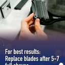 Bakblade 2.0 Refill Cartridges Bundle, Back Hair & Body Shaver Replacement Cartridges, Extra-Wide Wet Dry & Disposable Razor Blades (6 Blades)