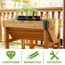 MorningRo 12 Pack Raised Garden Bed Corner Brackets with Securing Lip Fits Lumber up to 2" x 12" Metal Garden Corner Bracket for Wood Frame Bed 4.7" L x 2" W x 10.5" H