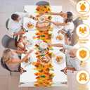 OHOME 2 Pack Thanksgiving Tablecloth Disposable - Fall Party Supplies for Thanksgiving Table Decor | Friendsgiving Party Decorations | Thanksgiving Decorations 54" x 108"