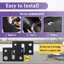 Stove Top Protector for GE Gas Range - 2 Pcs 30Inch 5 Burner Reusable Splatter & Spill Guard Liner Uniquely Only Compatible withJGBS86SPSS JGBS86EPES,Not Compatible with Any Other Models.