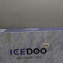 Upgraded 175 Gal XXL Large Oval Ice Bath with Air Ring, Multi-Layered Portable Cold Plunge Tub for Athletes, Foldable & Inflatable Cold Tub Recovery at Home, Outdoors,Gym Use Bathtubs.