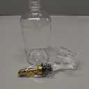 Mouthwash Dispenser for Bathroom, Glass Mouthwash Dispenser with Cup, Mouth Wash Container Bottle with Cup, Refillable Mouthwash Decanter, Clear, 1 Pack, 17oz