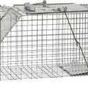 Havahart 1085 Large 1-Door Easy Set & Release Humane Live Animal Trap for Armadillos, Cats, Groundhogs, Muskrats, Nutria, Opossums, Racoons, Skunks, and Other Similar-Sized Animals