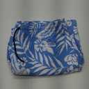 Men's Swim Trunks Hawaiian Bathing Mesh Lining Suit Swimsuits Beach Shorts with Pockets (X-Large, Blue-white Flower)