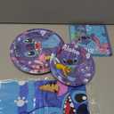 New Stitch Party Supplies,Birthday Decorations Set Include Banner, Balloons, Stickers, Hanging Swirls, Cake Cupcake Toppers, Tablecloth for Boys Girls Stitch Theme Party (Style 2)