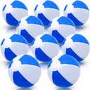 ArtCreativity 16 Inch Blue & White Beach Balls for Kids, Pack of 12, Inflatable Summer Toys for Boys and Girls, Decorations for Hawaiian, Beach, and Pool Party, Beach Ball Party Favors
