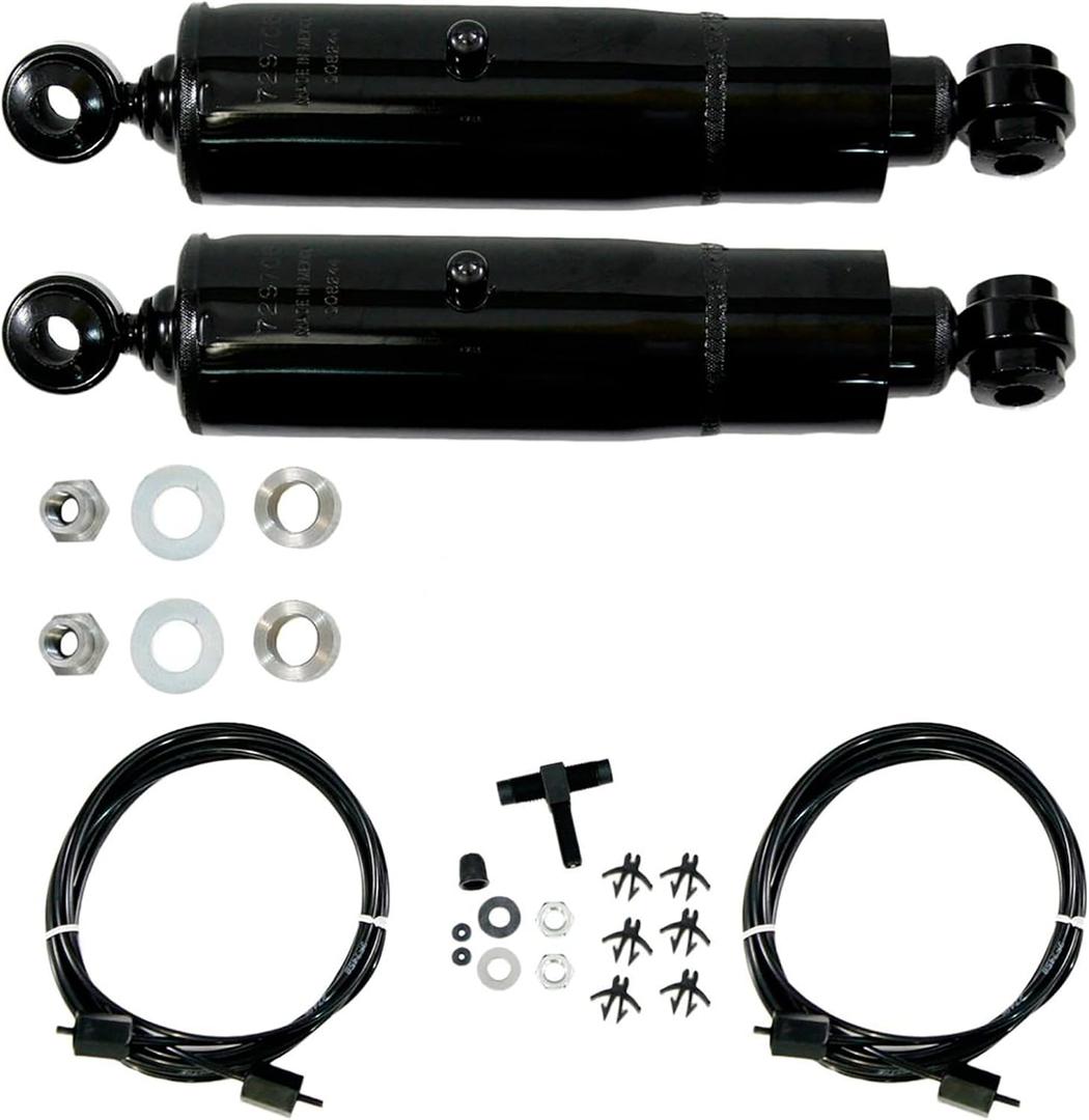 Gabriel 49110 HiJackers Rear Adjustable Air Shock Absorbers Fits Dodge 880, A100, Coronet, Dart, Lancer, Meadowbrook, Polara, Chrysler 300; DeSoto; Edsel Corsair; Plymouth Barracuda (1 Pair)