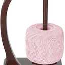 ClarArti - Magnetic Yarn Ball Holder, Wooden Yarn Holder for Knitting & Crocheting, Rotating Yarn Spinner for DIY Crafts, Pendulum Dispenser with Large Storage, Crochet Gift for Knitting Lovers