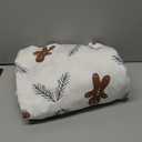 Flannel Christmas Sheets - 100% Cotton Flannel Sheet Set - Full Size - Soft & Cozy - Thick Warm Heavyweight Winter Bed Set - Deep Pocket Holiday Bedding for Women, Men and Kids - Gingerbread Cookie