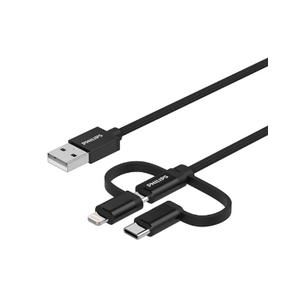 PH 3-IN-1 CABLE MICRO USB-C LGHTNG 6FT