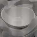 Samsle Porcelain Small Serving Bowls, 10 Ounce Dessert Bowls for Ice Cream Snacks Appetizer Candy Dishes, Dishwasher Safe Durable Ceramic White Bowl for Party, Set of 6