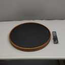 HBCY Creations 18" Round Whitewashed Wood Framed Wall Mounted Magnetic Chalkboards with Eraser and Chalk