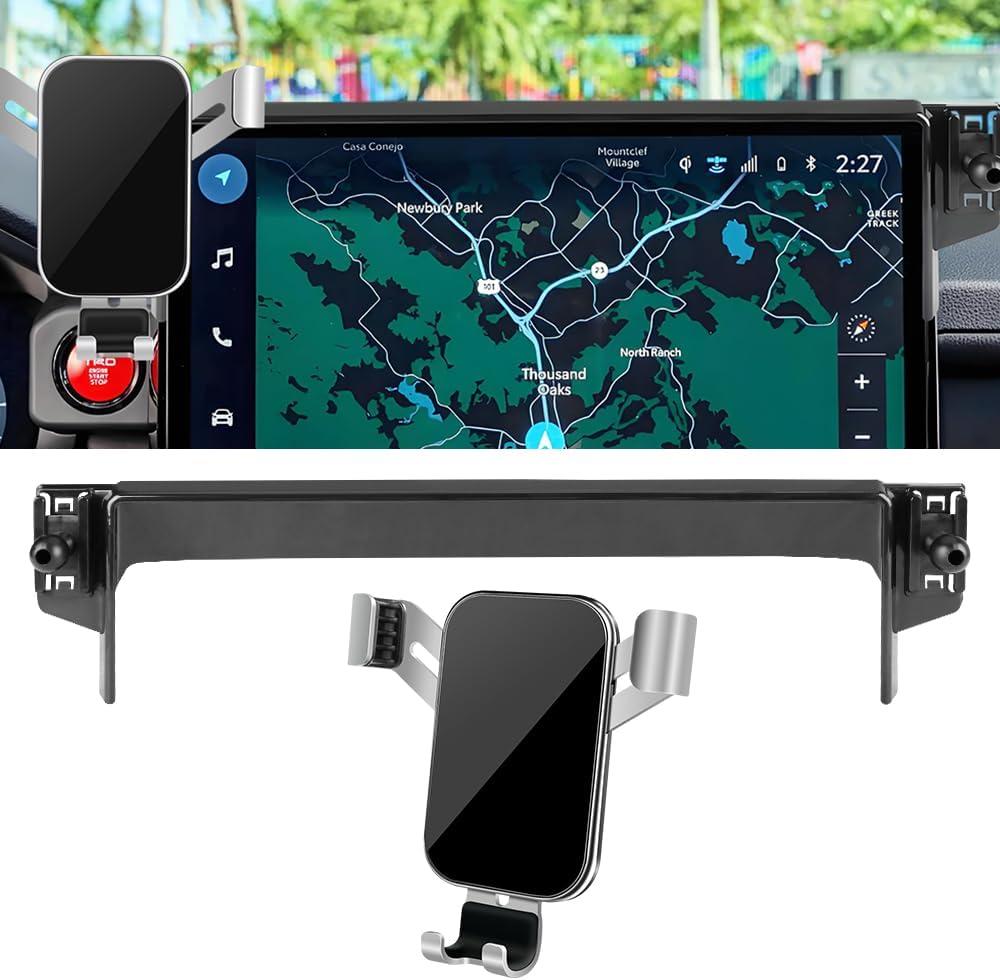 Car Phone Holder for Toyota Tacoma 2024 2025 2026 and Toyota 4Runner 2025 2026[ 14-inch Touch Screen ] Auto Interior Accessories Best Cell Phones Mount Cellphone Charging Navigation Stand