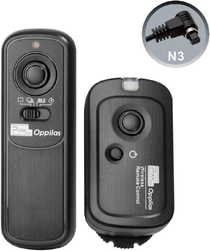 Pixel Oppilas 2.4g Digital Wireless Remote Shutter Switch N3 for Canon EOS 7D,6D, 5D, 1Dseries, D30, D60, 10D, 20D, 30D, 40D, 50D Cameras, Replaces Can RS-80N3